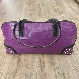 NWOT-Charlie Lapson-Purple Handbag